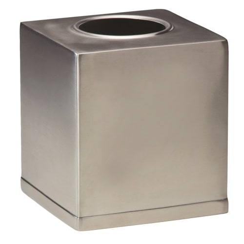 Prestige Collection Metal Boutique Tissue Cover, Stainless Steel